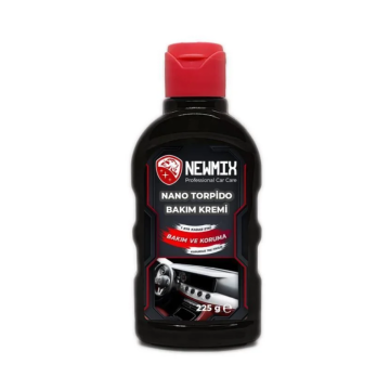 Newmix Torpido Bakım Kremi NANO 225 Gr+Uygulama Süngeri