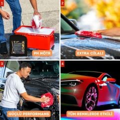 Newmix Gold Serisi Cilalı Oto Şampuanı 5 Kg