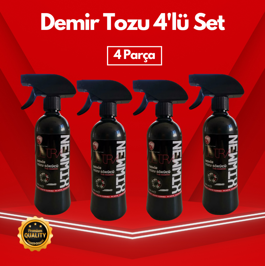 Demir Tozu Sökücü 4'lü Set