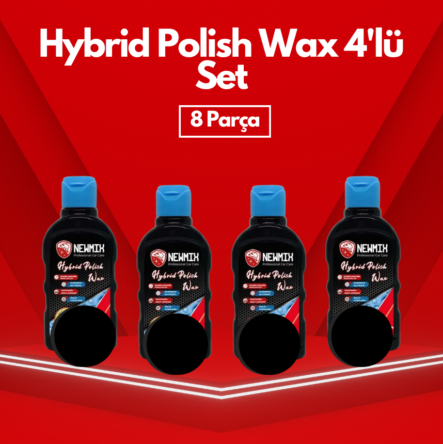 Hybrid Polish Wax 4'lü Set