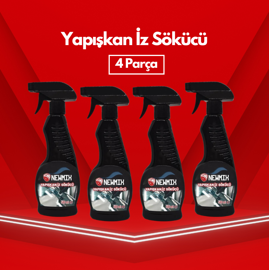Yapışkan İz Sökücü 4'lü Set
