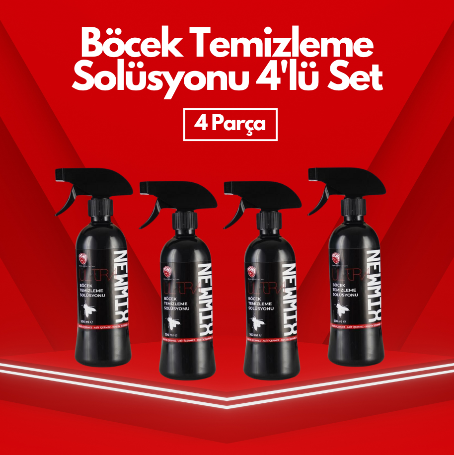 Böcek Temizleme Solüsyonu 4'lü Set