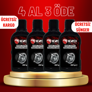 4 Al 3 Öde Lastik Parlatıcı NANO KREM-250 Gr.