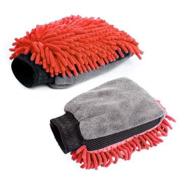 Mikrofiber Oto Yıkama Eldiveni Makarna