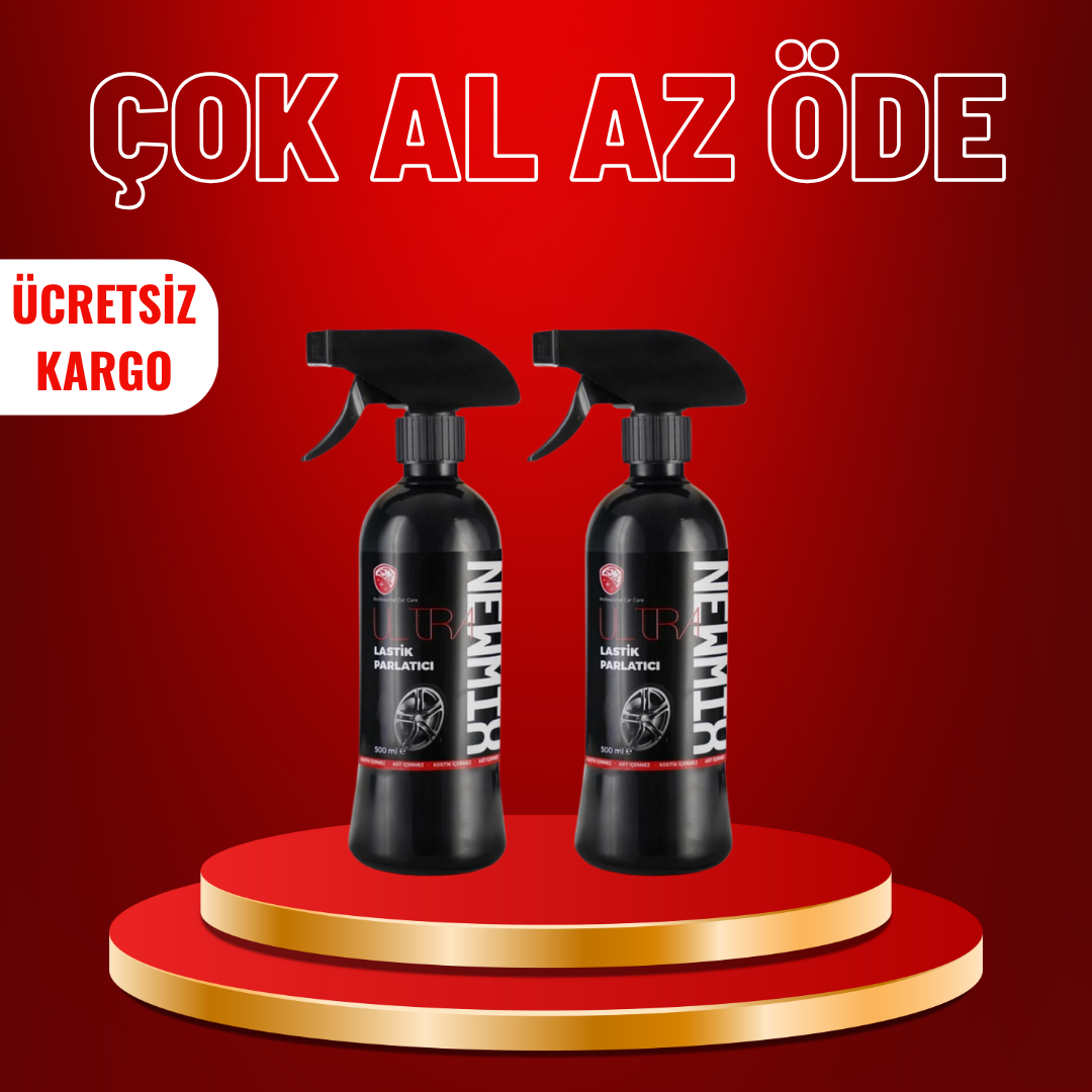 2 Adet Lastik Parlatıcı 500 Ml