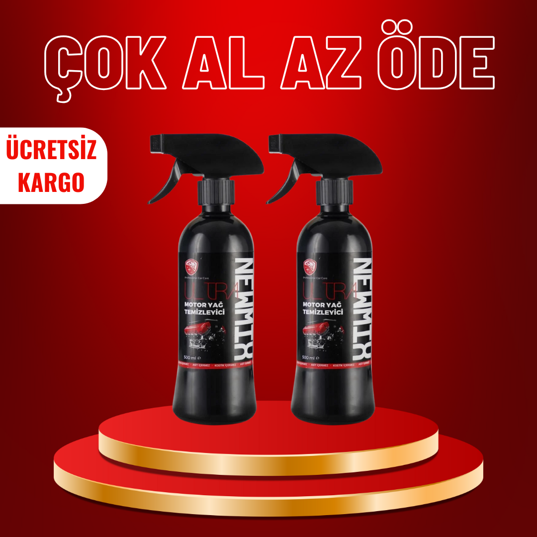 2 Adet Motor Yağ Temizleyici 500 Ml