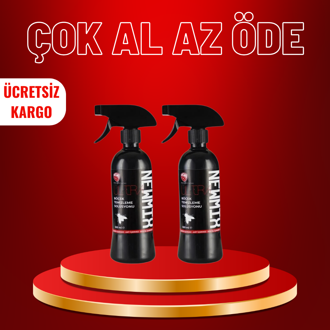 2 Adet Böcek Temizleme Solüsyonu 500 Ml