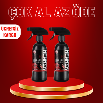 2 Adet Deri Vinil Temizleme Solüsyonu 500 Ml