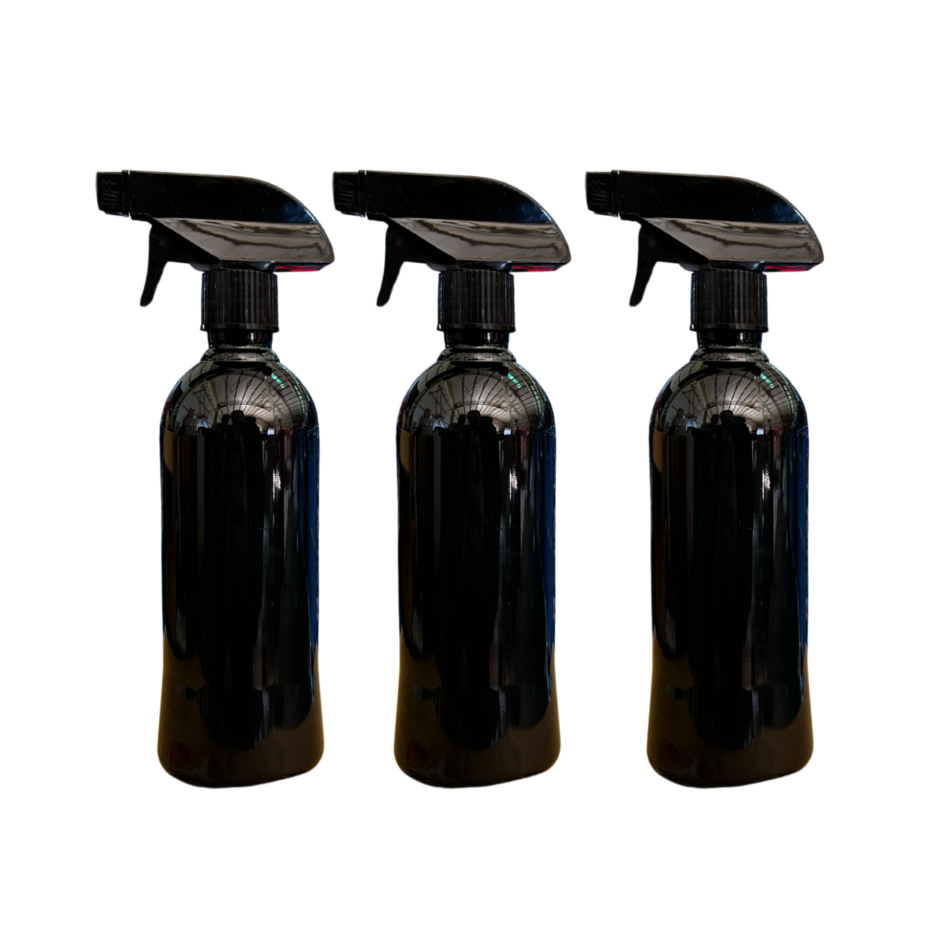 3 Adet 500 Ml Şişe Sprey Başlıklı
