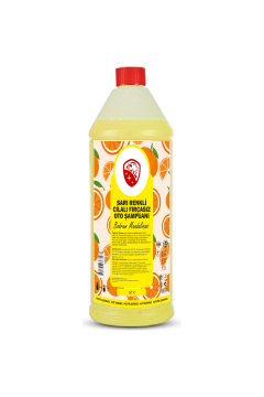 1 Lt Cilalı Fırçasız Sarı Renkli Bodrum Mandalinası Oto Şampuanı