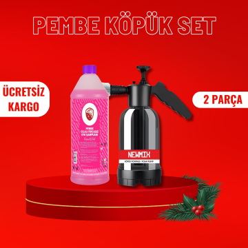 Pembe Köpük Set