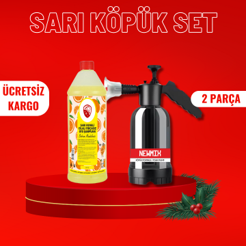 Sarı Köpük Set