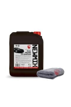 5kg Cilalı Fırçasız Oto Araba Şampuanı Oto Kurulama Bezi Büyük Boy 50x70cm